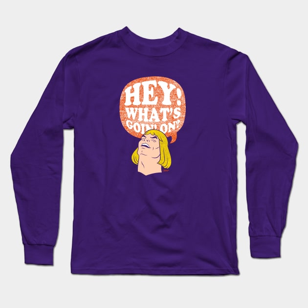 Hey-Man Long Sleeve T-Shirt by GiMETZCO!